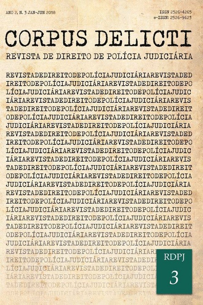 Capa da Revista de Direito de Polícia Judiciária - Coleta de Perfil Genético e Investigação Criminal
