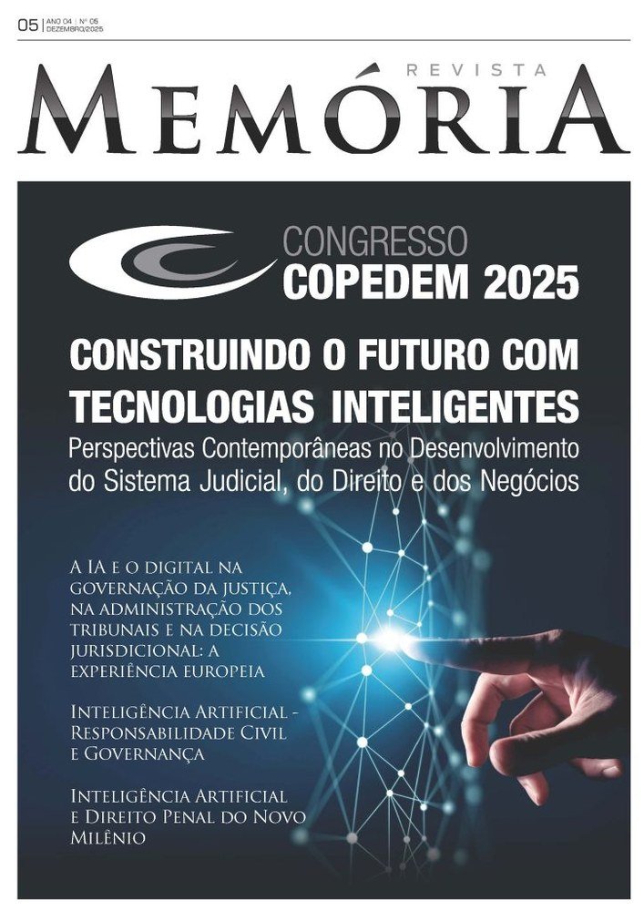 Capa oficial da Revista Memória nº 5, ano 4, dezembro de 2025 — Congresso COPEDEM 2025, "Construindo o futuro com tecnologias inteligentes"